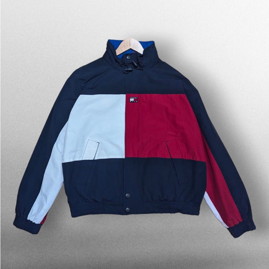 Kith Tommy Hilfiger Reversible Jacket (Category: Coats, Jackets and Outerwear) located in San Juan City. Submitted by 4keeps.mnl (Listing ID 1464280142, Image 2). Description: AUTHENTIC ✅ ORIGINAL Condition: 9.5/10 Medium and Large (2 items) Issue: minimal.