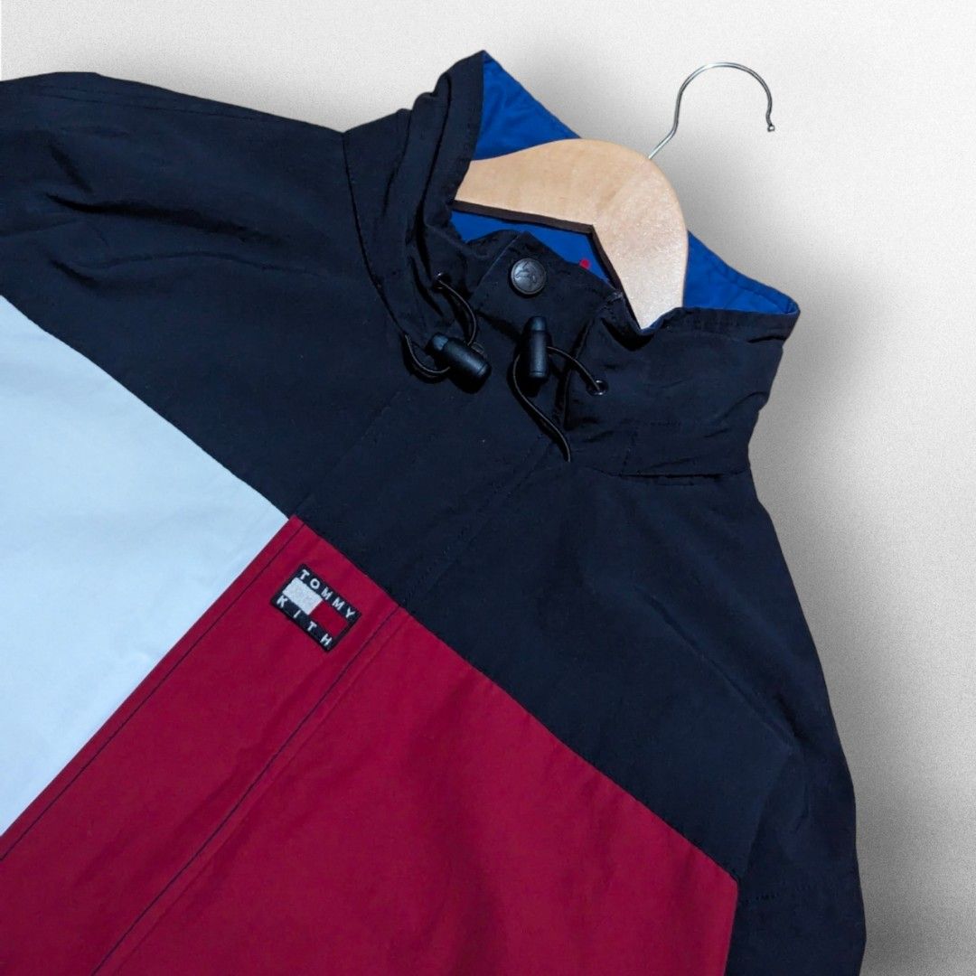 Kith Tommy Hilfiger Reversible Jacket (Category: Coats, Jackets and Outerwear) located in San Juan City. Submitted by 4keeps.mnl (Listing ID 1464280142, Image 3). Description: AUTHENTIC ✅ ORIGINAL Condition: 9.5/10 Medium and Large (2 items) Issue: minimal.