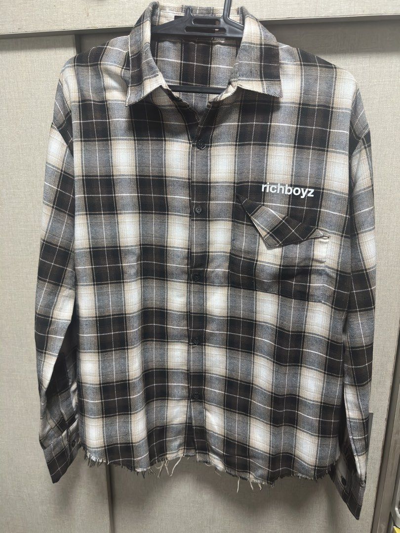 Richboyz Flannel Shirt (Category: Tshirts & Polo Shirts ) located in Quezon City. Submitted by jstn027 (Listing ID 1464193429, Image 1). Description: For Sale Richboyz flannel 24.5x28 Used (see pics for condition) 1400 only pick up or shipping .