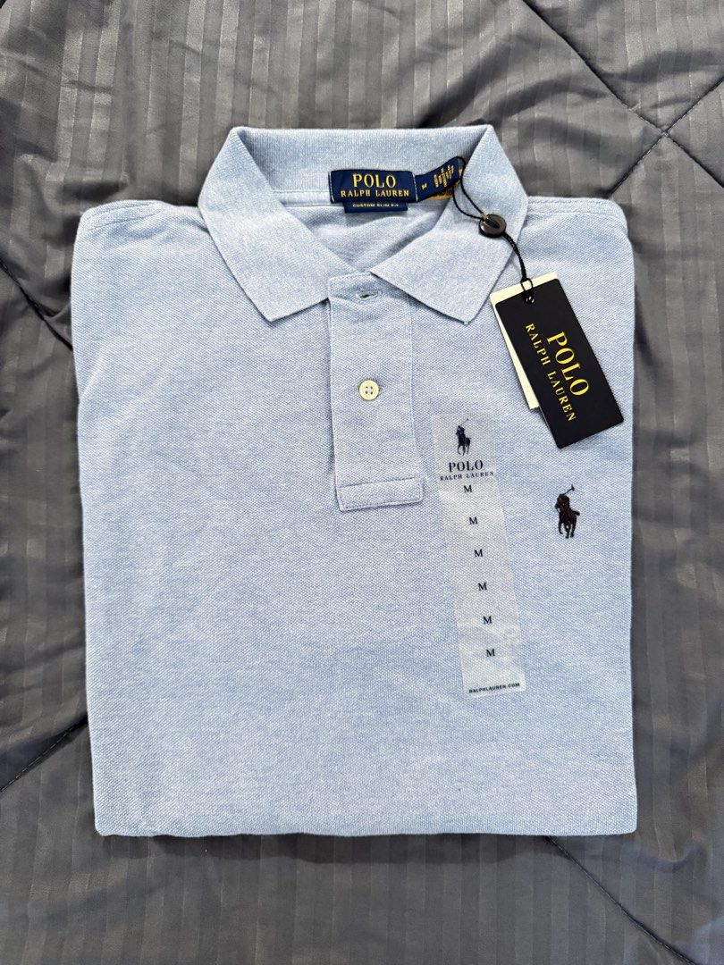 RL CUSTOM SLIM FIT SUZE MEDIUM (Category: Tshirts & Polo Shirts ) located in Manila. Submitted by margielababyyy (Listing ID 1464189237, Image 2). Description: SRP PRICE: 10k plus rfs: i don’t really wear color blue. Can do meetups around taft Add sf for delivery Add sf for delivery .