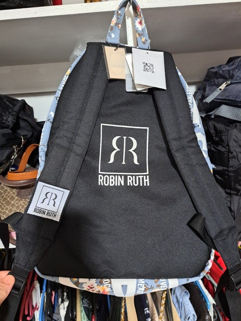 Robin Ruth Flower Backpack Light Blue (Category: Backpacks) located in Quezon City. Submitted by sbvdmanaog (Listing ID 1464341599, Image 2). Description: from USA..Robin Ruth blue floral backpack. Brand logo on back and straps. Inner zip pocket. New with tags. Perfect for daily use..