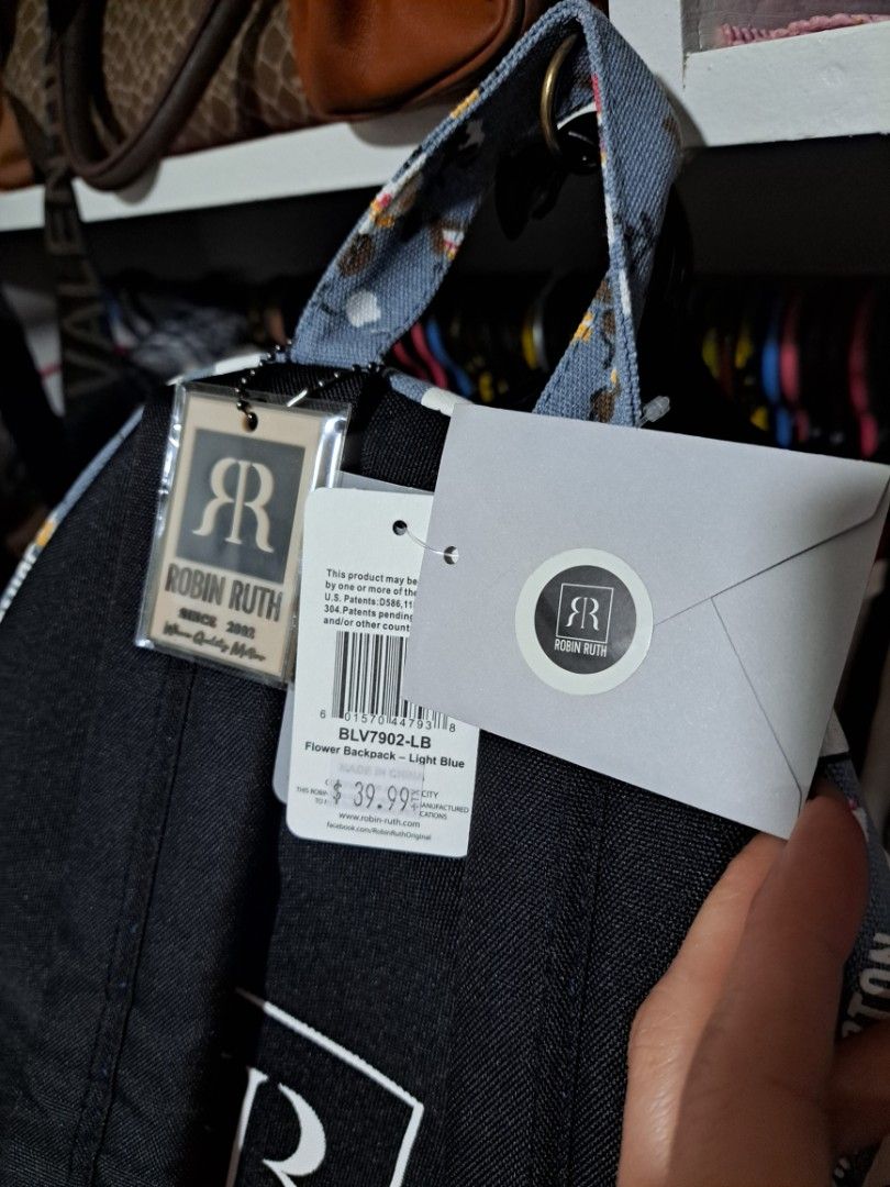 Robin Ruth Flower Backpack Light Blue (Category: Backpacks) located in Quezon City. Submitted by sbvdmanaog (Listing ID 1464341599, Image 3). Description: from USA..Robin Ruth blue floral backpack. Brand logo on back and straps. Inner zip pocket. New with tags. Perfect for daily use..
