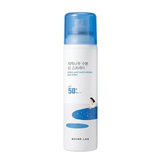 ROUND LAB Birch Juice Moisturizing Sun Spray SPF50+ PA++++ (Category: Face Care) located in Pasig City. Submitted by jennieshoppe (Listing ID 1464295151, Image 2). Description: 3 pcs available .