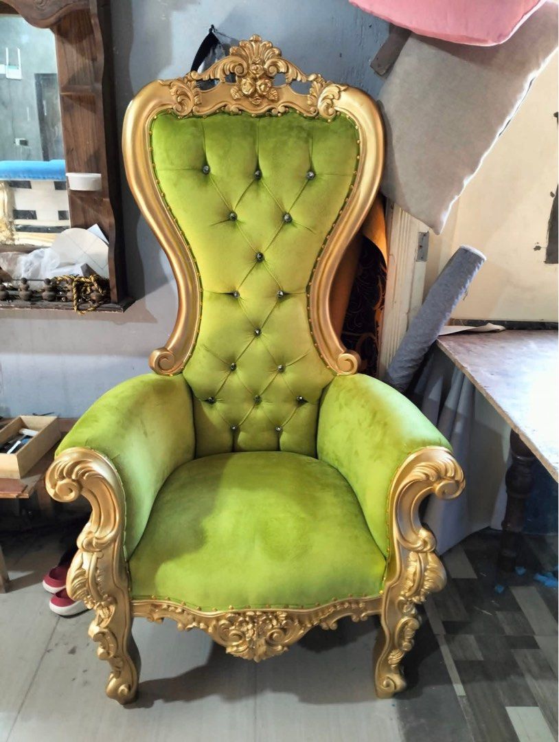 Royal Throne #salon#spa#debut/weddingevent (Category: Other Home Furniture) located in Guagua. Submitted by alcynnslng (Listing ID 1464170737, Image 3). Description: Your clients don’t just need a chair — they need a THRONE! 💅👑 Pang-Instagram, pang-VIP, pang-Queen ang dating! Pink Throne Single & Double — available for #salon, #spa, #debut & #photoshoot. Gawang Royal Throne Pampanga — Betis, Guagua! DM for salon packages! 💖 Gawang Betis. Gawan