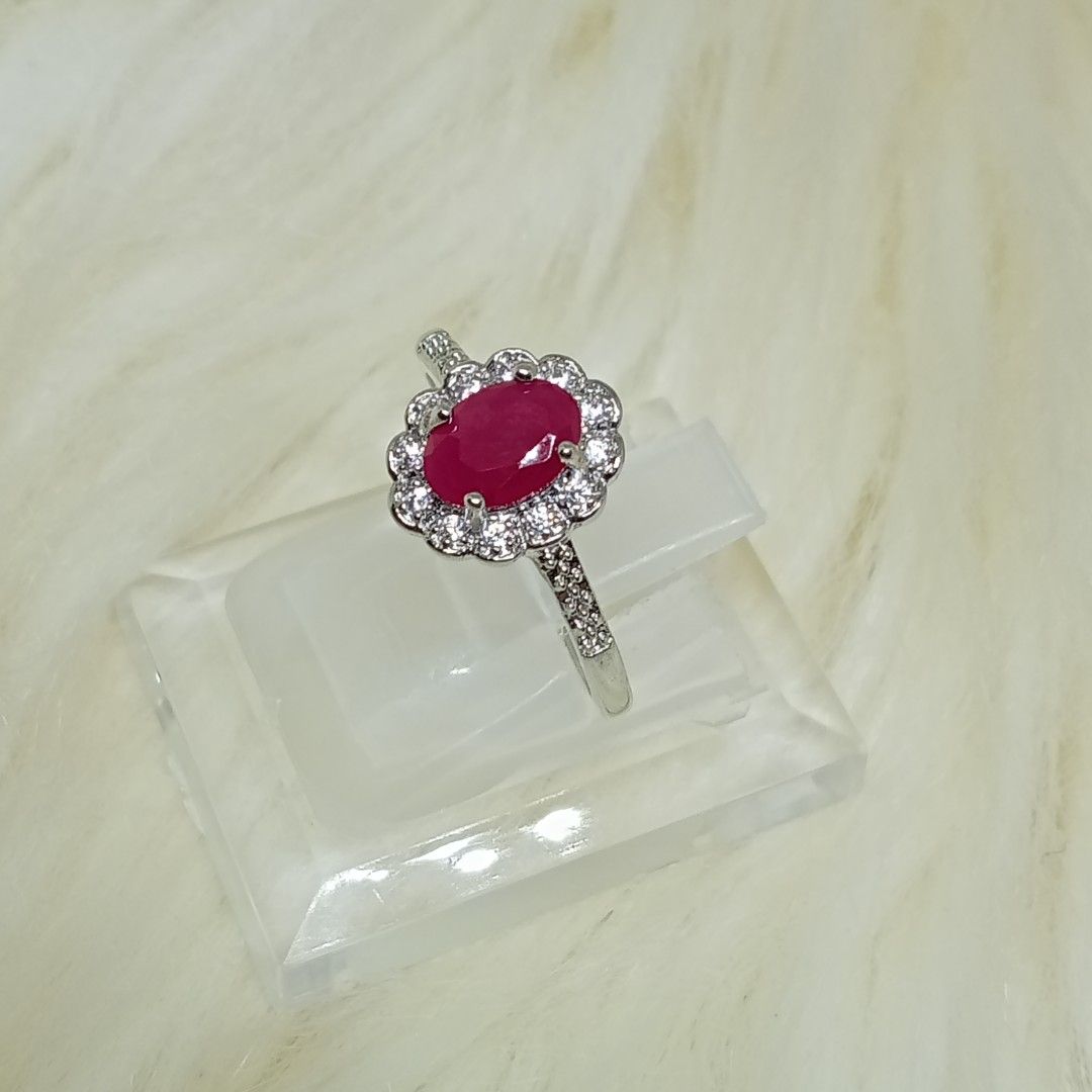 Ruby Ring 💖 UV reactive 💌 💯 % Natural Stone 💌 Silverplated 💌 Adjustable ring #NaturalStone #NatureStone #Ruby #GemStone (Category: Rings) located in Ozamiz City. Submitted by leovelle. (Listing ID 1464213893, Image 3). Description: Ruby Ring 💖 UV reactive 💌 💯 % Natural Stone 💌 Silverplated 💌 Adjustable ring #NaturalStone #NatureStone #Ruby #GemStone.