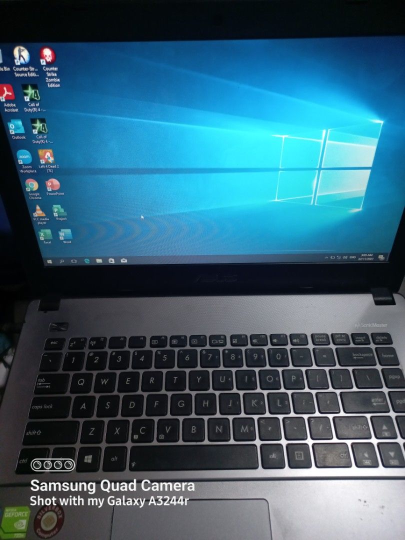 (RUSH)Asus Dual Graphics Mid Gaming Laptop (Category: Laptops & Notebooks) located in Malolos. Submitted by marky.marky1 (Listing ID 1464243475, Image 3). Description: (RUSH) LAPTOP Semi Gaming LAPTOP FOR SALE Asus X450LCP Laptop specs: windows 10 home edition (license window not trial pack) 64-bit Intel Core i5 4th gen 4200U (Quadcore), 2.3 GHz 1.60 Ghz 4GB Ram 500GB HDD Dual Graphics: Intel HD Graphics 4400 and Nvidia Geforce GT 720M upto 2gb s