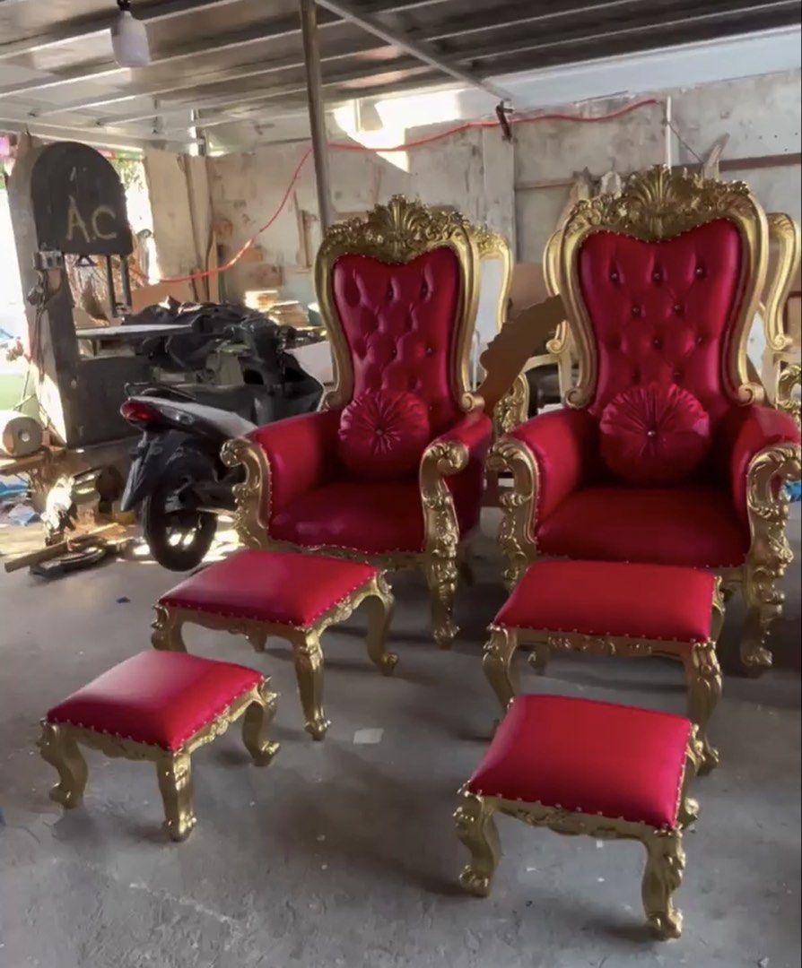 Salon Chair (Category: Chairs) located in Guagua. Submitted by alcynnslng (Listing ID 1464170247, Image 1). Description: Your clients don’t just need a chair — they need a THRONE! 💅👑 Pang-Instagram, pang-VIP, pang-Queen ang dating! Pink Throne Single & Double — available for #salon, #spa, #debut & #photoshoot. Gawang Royal Throne Pampanga — Betis, Guagua! DM for salon packages! 💖 Gawang Betis. Gawang Royal Throne. 👑 Santa Ursula, Betis, Guagu