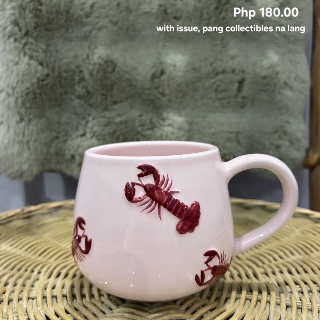 Scorpions Pink Mug (Category: Coffee & Tea Tableware) located in Pateros City. Submitted by lovealy_07 (Listing ID 1464265148, Image 1). Description: ✨ With small paint chip/imperfection paint chip are normal mostly because it’s a mall pullout Perfect for personal use or display. 💕 ✨ Still usable and functional ✨ Please check photos carefully before purchasing ✨ Sold as-is 🌸 Lalamove only 🌸 Color may vary due to Lighting 🌸 Marami po kasing na
