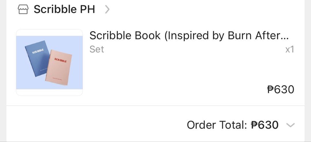 Scribble PH Set Inspired by Burn After Writing Notebooks (Category: Stationery & School Supplies) located in Manila. Submitted by jhie24 (Listing ID 1464297425, Image 2). Description: - Set of 2 Scribble notebooks - Colors: 1 Blue, 1 Peach - 'Burn After Writing' inspired design - Ideal for journaling and doodling - Great value bundle.