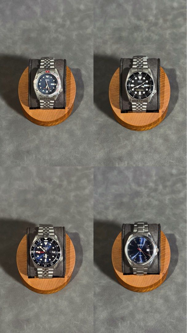 Seiko 5 Automatic Watches - Various Models Available (Category: Men's Watches) located in Tarlac. Submitted by geoffrey0452430 (Listing ID 1464160938, Image 1). Description: Selling a collection of Seiko 5 automatic watches. All have stainless steel bracelets and display day/date. Some have blue dials, others black or white. Great everyday watches. All are running well. Let me know which one you're interested in!.