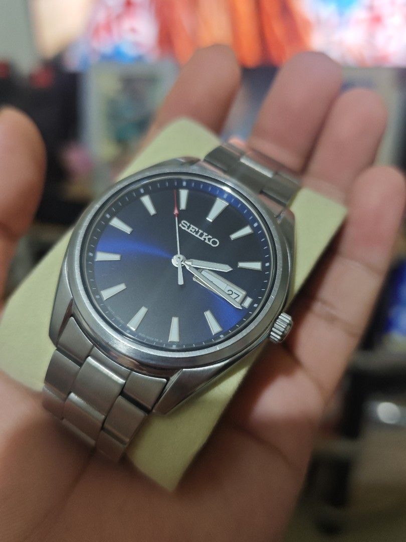 Seiko SUR341-P1 (Category: Men's Watches) located in Manila. Submitted by danny0002 (Listing ID 1464324701, Image 1). Description: - Seiko Watch - Stunning Blue Sunburst Dial - Luminous Hands and Markers for easy reading - Convenient Date Window at 3 o'clock - Durable Stainless Steel Bracelet - Ideal for Everyday Wear.