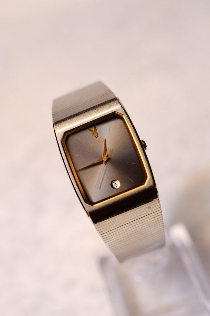 Seiko Tank Playboy (Category: Men's Watches) located in Davao. Submitted by carussel (Listing ID 1464192667, Image 3). Description: Seiko Tank Playboy -Movement: Quartz -Ref. Y102-5340 -Silver & Gold Case Width: -26mm (including crown) -34mm lug-to-lug -18mm lug width Php 10,000 .