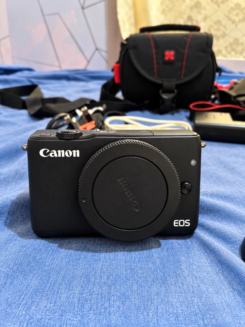 FOR SALE CANON EOS M10 (Category: Cameras) located in Iloilo. Submitted by ms_pb (Listing ID 1464172601, Image 2). Description: 📷 CANON EOS M10 + EF-M 15-45mm IS STM LENS Selling my Canon EOS M10 camera with accessories. Camera is in good working condition. INCLUSIONS: ✅ Canon EOS M10 camera body ✅ Canon EF-M 15-45mm IS STM lens ✅ 1 Original battery ✅ Canon battery charger ✅ Camera bag ✅ Camera strap ✅ Lens cap ✅ Charging/power cable ✅ Other acc