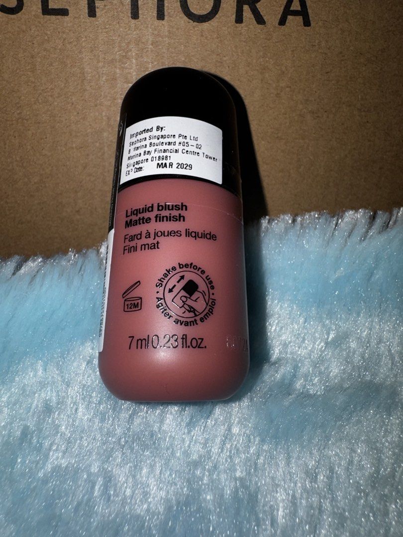 Sephora Collection Blush & Go Liquid Blush (Category: Makeup) located in Quezon City. Submitted by vibelane_shop (Listing ID 1464159732, Image 2). Description: - Sephora Collection Blush & Go liquid blush - Shade: 01 On Point - Finish: Matte - Size: 7ml - Made in Italy - Expiry Date: March 2029 - Instructions: Shake well before use ❗Last price posted.