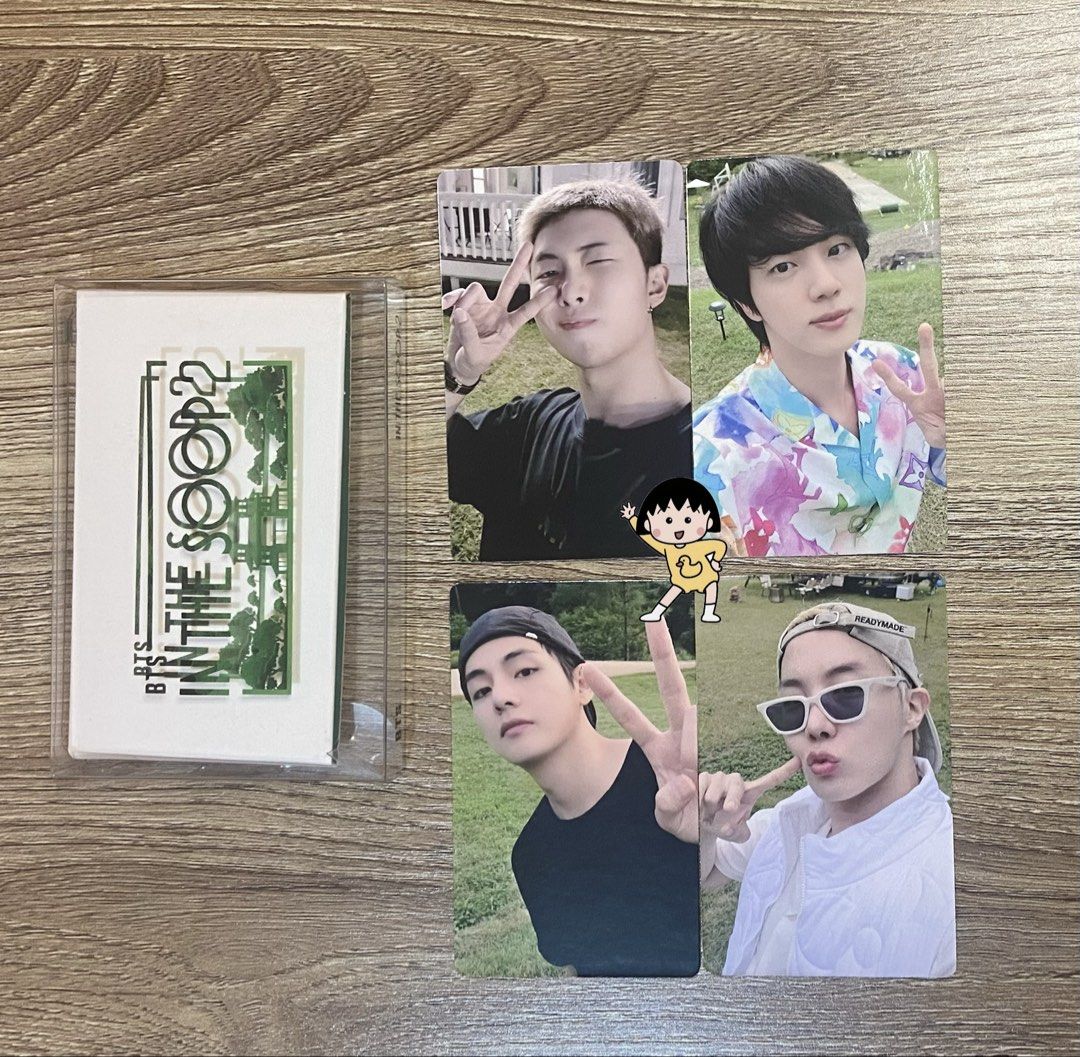 [Set] BTS In The Soop 2 Photocards (Category: K-Wave Merchandise) located in Manila. Submitted by jolinyaaa (Listing ID 1463498511, Image 3). Description: BTS In the Soop 2 Photocards - rm, jin, jhope, and v only 550 / set Onhand Payo x sensi t. wts lfb bts ph in the soop 2 rm jin jhope v pc suga jimin jungkook.