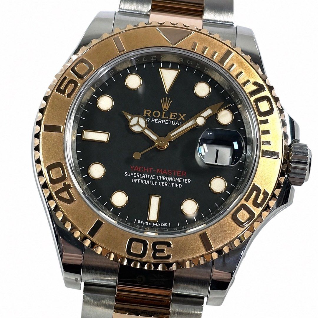 SgWatchHub! Pre-Owned Rolex Gents' Yacht-Master Two-Tone 40mm 116621 Black - Discontinued (Category: Watches) located in Singapore. Submitted by sg-watch-hub (Listing ID 1464205305, Image 1). Description: Discover SgWatchHub.sg — the smart way to manage everything about your watch, all in one place. From finding your next timepiece to getting expert care for the one you love, SgWatchHub connects you to watch specialists, competitive prices, and e