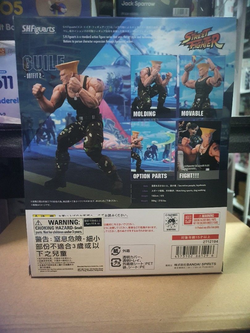Sh Figuarts Guile Outfit 2 (Category: Action & Battle Toys) located in Mandaluyong City. Submitted by xplay_collectibles (Listing ID 1464210177, Image 2). Description: Guaranteed Authentic..