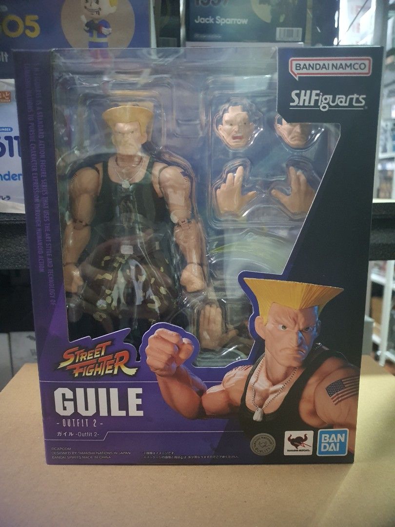 Sh Figuarts Guile Outfit 2 (Category: Action & Battle Toys) located in Mandaluyong City. Submitted by xplay_collectibles (Listing ID 1464210177, Image 1). Description: Guaranteed Authentic..