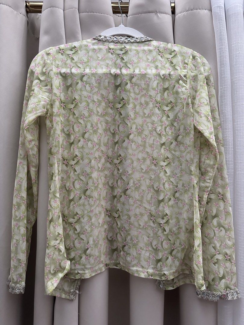 Sheer Bolero Top (Category: Blouses) located in Cainta. Submitted by tooonico (Listing ID 1464223238, Image 3). Description: RFS: Decluttering MOP: GCash/Maya/Maribank/UB.