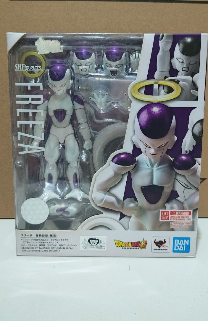 Shfiguarts Freeza (Category: Action & Battle Toys) located in Calamba. Submitted by crissduque0042 (Listing ID 1464324152, Image 1). Description: Shfiguarts Freeza Price: ₱4580.00 -new/sealed -Authentic Courier: -Lalamove(buyer will book) or LBC-cop(shipping fee only) MOP: -bank transfer/paymaya/gcash Meet up: -SM Calamba or Calamba Cityhall.