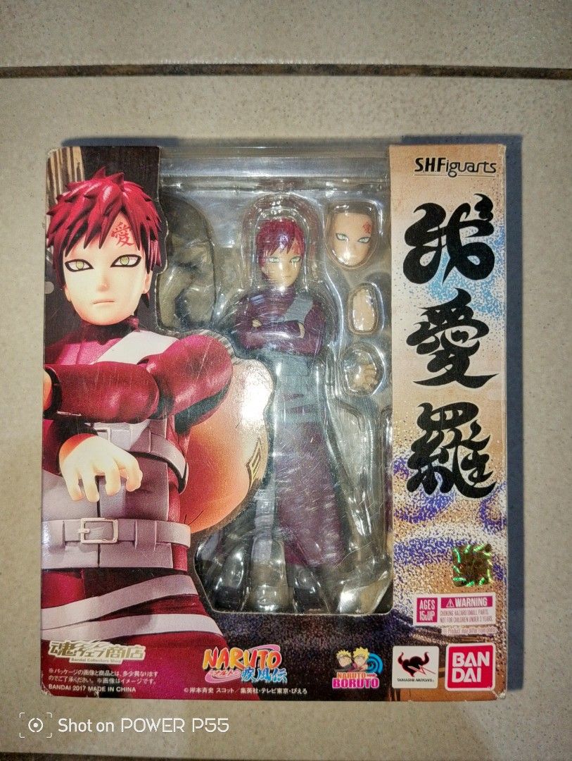 SH Figuarts Gaara (Category: Figurines & Statues) located in Manila. Submitted by mendozajar47609 (Listing ID 1464235371, Image 1). Description: - S.H.Figuarts Gaara Action Figure - 2017 Bandai Release - All Accessories Included (Interchangeable Faces, Hands, Gourd) - Must-have for Naruto Collectors!.