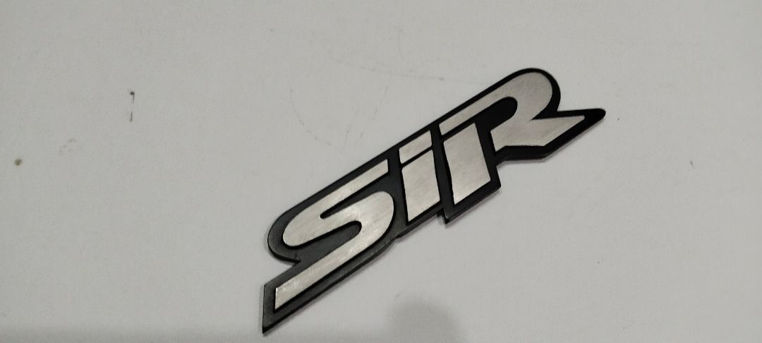 SIR Emblem (Category: Emblem, Sticker and Decals) located in Pasig City. Submitted by velascosun76701 (Listing ID 1464157724, Image 2). Description: SIR Emblem heavy duty metal.