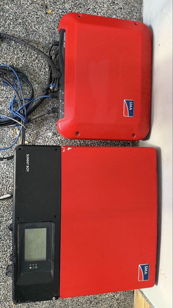 SMA Sunny Boy Solar Inverters (2 units) (Category: Other Home Appliances) located in Pasig City. Submitted by santamomma (Listing ID 1464142218, Image 2). Description: SMA Sunny Boy Solar Inverters – Fully Working When Removed Selling two SMA Sunny Boy grid-tied solar inverters after upgrading our home solar system to a new hybrid inverter with battery storage. Both SMA inverters were fully operational and working normally when removed from the s