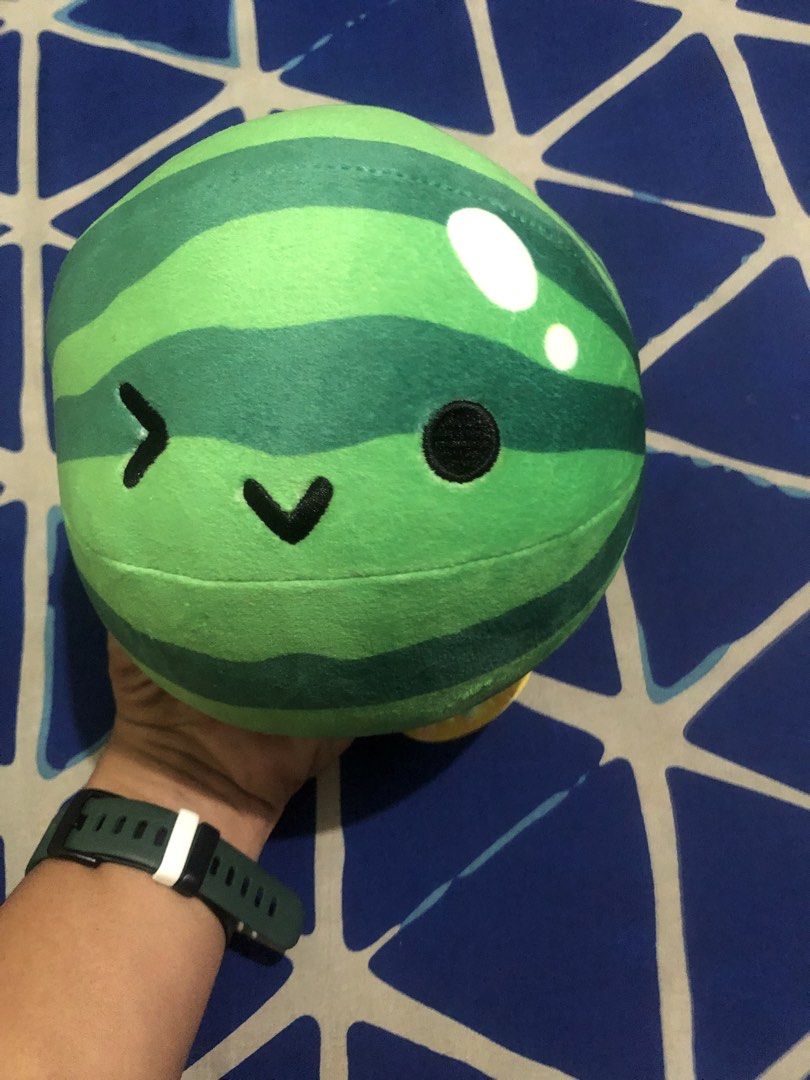Small Watermelon Plush soft toy (Category: Plushies & Soft Toys) located in Quezon City. Submitted by markgolveo (Listing ID 1464155107, Image 2). Description: Small Watermelon Plush soft toy.