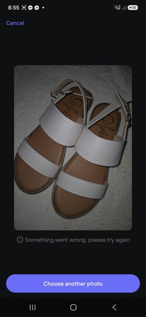 So Fab white flat open rubber sandals (Category: Flats & Sandals) located in Bacolod City. Submitted by eco_exchange (Listing ID 1464143291, Image 1). Description: - Brand: So Fab! - Color: White and Tan - Style: Strap Sandals - Closure: Buckle closure for a secure fit - Occasion: Easy to wear for any occasion, great for summer RFS: does not fit my skin tone .