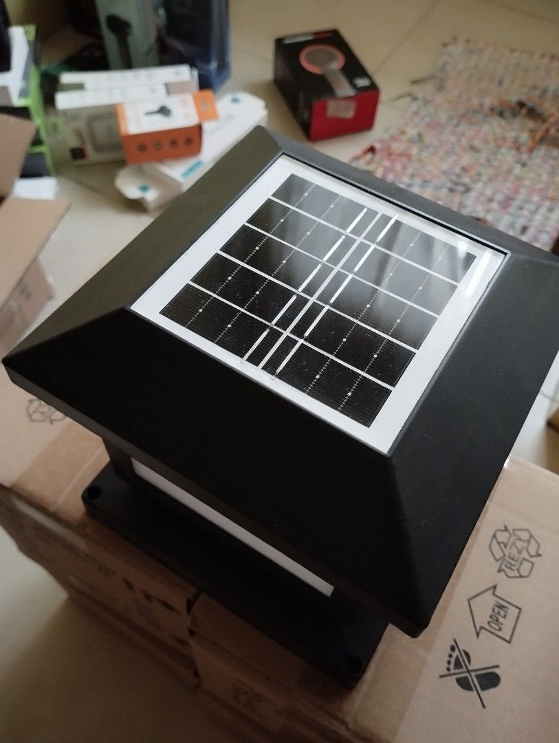 Solar Column Head Lamp (5pcs set) (Category: Lighting) located in Batangas. Submitted by yuriline_shop (Listing ID 1464169279, Image 1). Description: Outdoor Solar Column Head Lamp, for Concrete Fence Column. HP#09999733391.