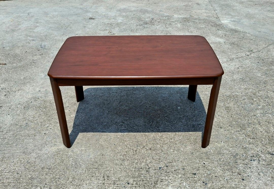 Solid Teak Wood Dining Table (Category: Tables & Sets) located in Mabalacat. Submitted by thenewcraf32843 (Listing ID 1463952652, Image 1). Description: Solid Teak Wood Dining Table In great condition. Can sit up to 6 pax. Sturdy, clean, heaviness in weight. Made in Japan. Dimensions: L49 x W29 x H28 inches Price: 5.8k only We do shipping via lalamove / victory liner drop & go. Dm to inquire.