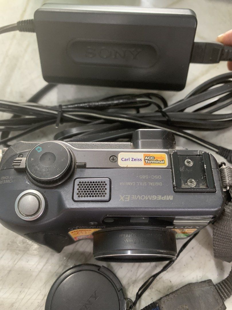 Sony Cyber-shot 4.1 Mega Pixels Digital Camera with Charger (Category: Cameras) located in Antipolo. Submitted by cebb888 (Listing ID 1464186262, Image 2). Description: - Sony Cyber-shot digital camera - 4.1 Mega Pixels - MPEG EX - Carl Zeiss lens - Original charger included - Original strap included - Tested and working - Great for capturing memories - add 750 pesos for 3 memory card - 2pcs. 128mb & 1pc. 4mb - new battery replacement & charger -