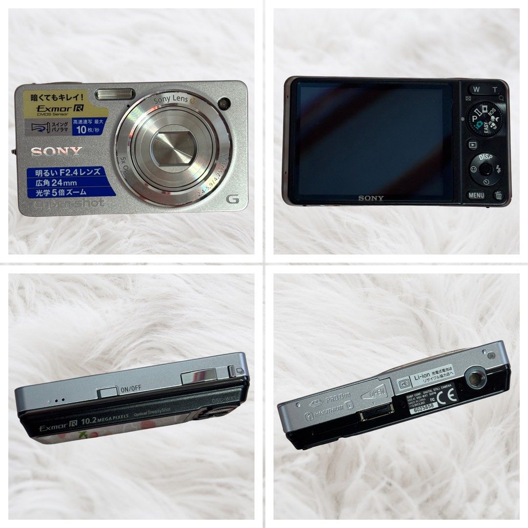 Sony Cyber-shot DSC-WX1 (Category: Cameras) located in San Fernando. Submitted by digixtwintales (Listing ID 1464339278, Image 2). Description: 𝗦𝗢𝗡𝗬 𝗖𝗬𝗕𝗘𝗥𝗦𝗛𝗢𝗧 𝗗𝗦𝗖-𝗪𝗫𝟭 - boxed unit! used / #preowned ◡̈ 🏷️ ₱ 𝟱,𝟵𝟵𝟵 + 𝗦𝗙 𝘖𝘗𝘌𝘙𝘈𝘛𝘐𝘖𝘕 𝘊𝘖𝘕𝘍𝘐𝘙𝘔𝘌𝘋: 𝘧𝘭𝘢𝘴𝘩, 𝘴𝘩𝘶𝘵𝘵𝘦𝘳, 𝘻𝘰𝘰𝘮, & 𝘰𝘵𝘩𝘦𝘳 𝘣𝘶𝘵𝘵𝘰𝘯𝘴 𝘢𝘳𝘦 𝘢𝘭𝘭 𝘸𝘰𝘳𝘬𝘪𝘯𝘨. 𝗳𝗲𝗮𝘁𝘂𝗿𝗲𝘀 - 10/10 body condition ⤿ 10.2 MP | 5× optical zoom | HD