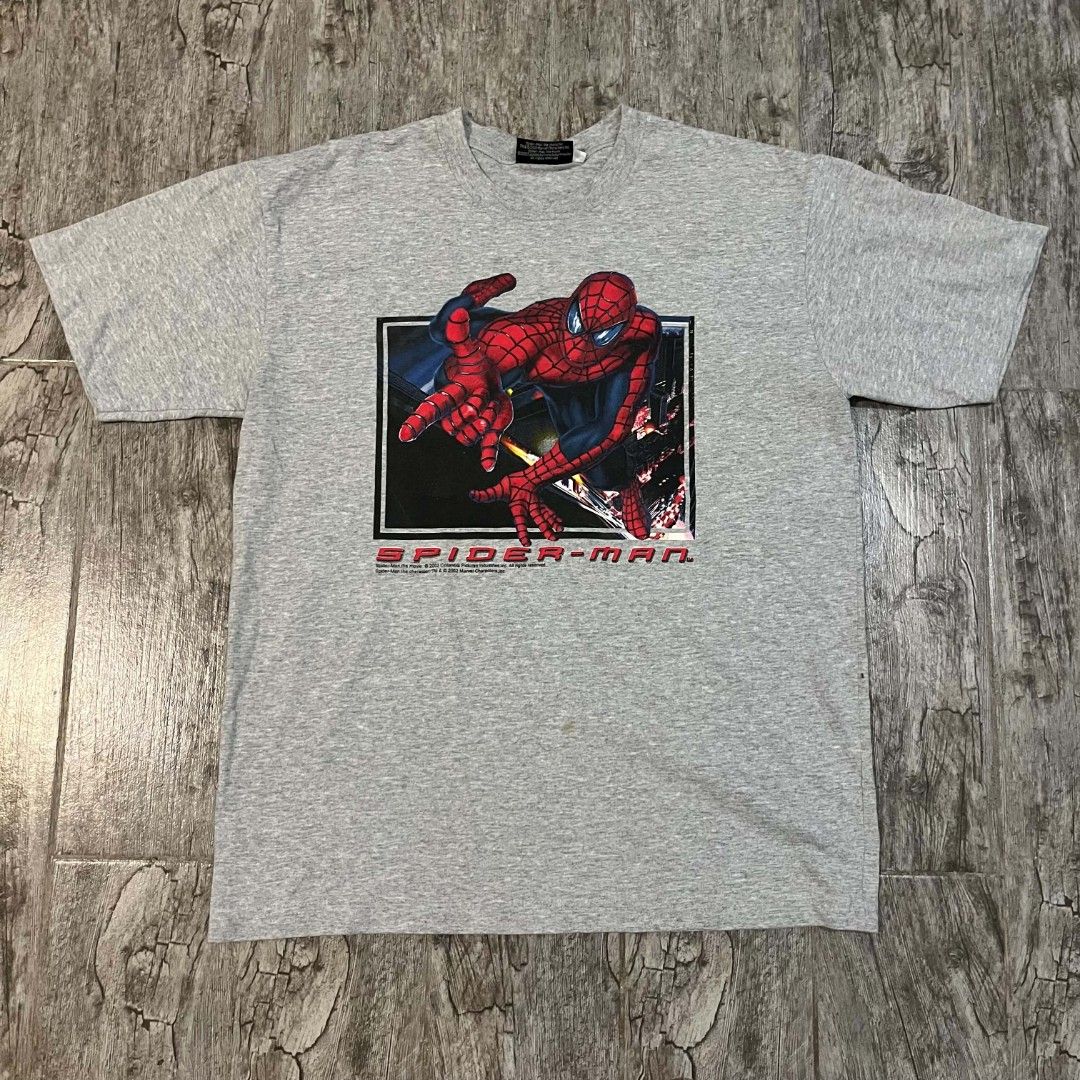 Spider - Man 2002 Promo Tshirt (Category: Tshirts & Polo Shirts ) located in Manila. Submitted by spo0ky.archives (Listing ID 1464301773, Image 1). Description: Width:21 Length:27.