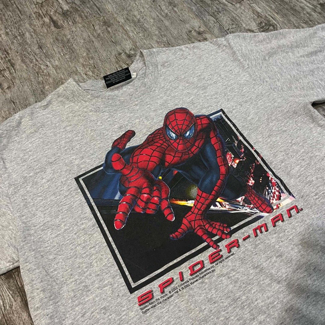 Spider - Man 2002 Promo Tshirt (Category: Tshirts & Polo Shirts ) located in Manila. Submitted by spo0ky.archives (Listing ID 1464301773, Image 2). Description: Width:21 Length:27.