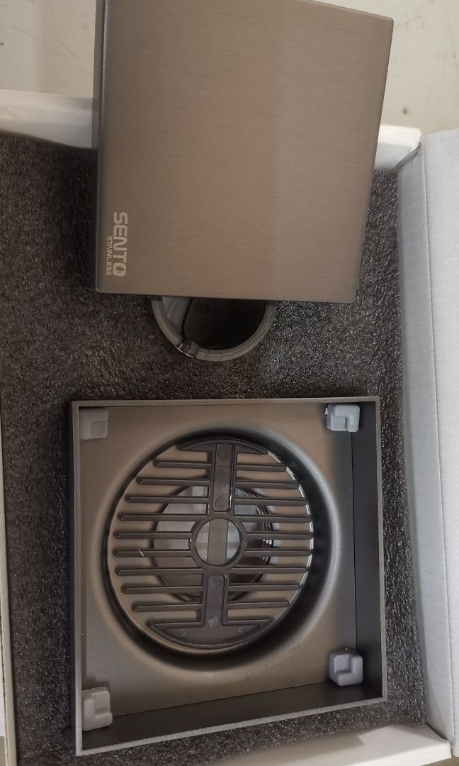 Stainless floor drains (Category: Bathroom & Kitchen Fixtures) located in Malabon City. Submitted by mrsuabae (Listing ID 1464231346, Image 2). Description: Stainless 304 gun metal floor drains. PM for inquiry.