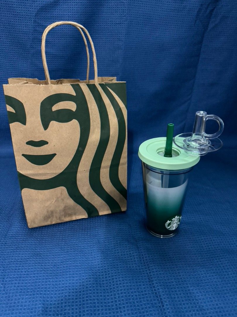 Starbucks Tumbler with Straw (Category: Water Bottles & Tumblers) located in Las Pinas. Submitted by specteretceps (Listing ID 1464263260, Image 2). Description: All Brand New 2 Available 2500 Each Delivery JT or Lalamove Payment: GCASH Loc: Las pinas, BGC .