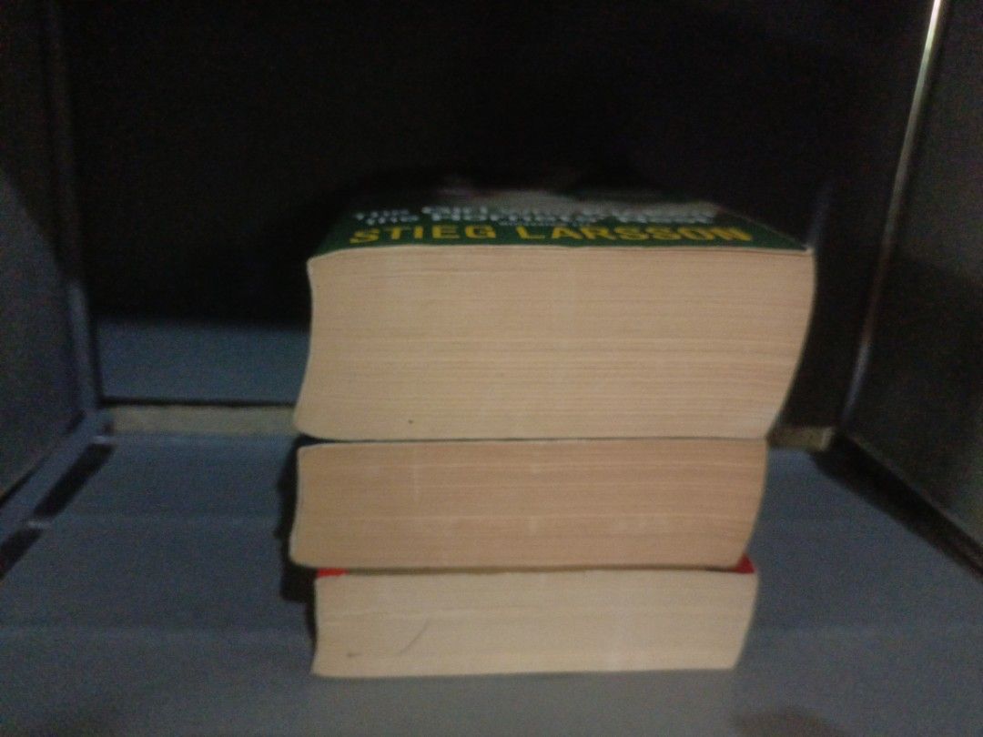 STIEG LARSSON (Category: Storybooks) located in Bambang. Submitted by axela21 (Listing ID 1464233953, Image 3). Description: LARSSON BUNDLE 220 The Dragon with the Dragon Tattoo 80 The Girl who Played with Fire 70 The Girl Who Kicked the Hornets' Nest 80.