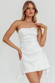 Strapless Ruched Mini Dress (Category: Dresses) located in Cordova. Submitted by thedecluterrer (Listing ID 1464139213, Image 1). Description: .