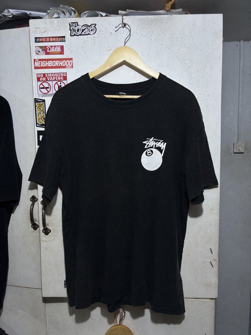 STUSSY TEE (Category: Tshirts & Polo Shirts ) located in Cebu City. Submitted by giant_gems.ph (Listing ID 1464279136, Image 1). Description: AUTHENTIC MINIMAL ISSUE (hairline) COLOR RATE 8.5/10 WIDTH 22 LENGTH 28 NEED WASH .