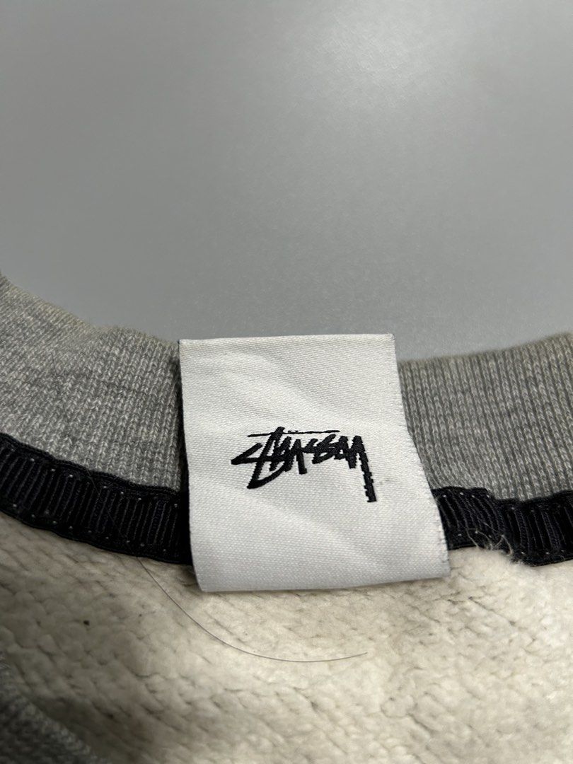 Stussy x Nike crewneck (authentic) (Category: Hoodies) located in Trece Martires City. Submitted by flip_flips (Listing ID 1464306182, Image 3). Description: Stussy x Nike crewneck (authentic) -Size Small on tag (fits to large boxy fit) -Dimes: 24 width 27 length -Excellent condition -9.5/10 color rate -issue: none.