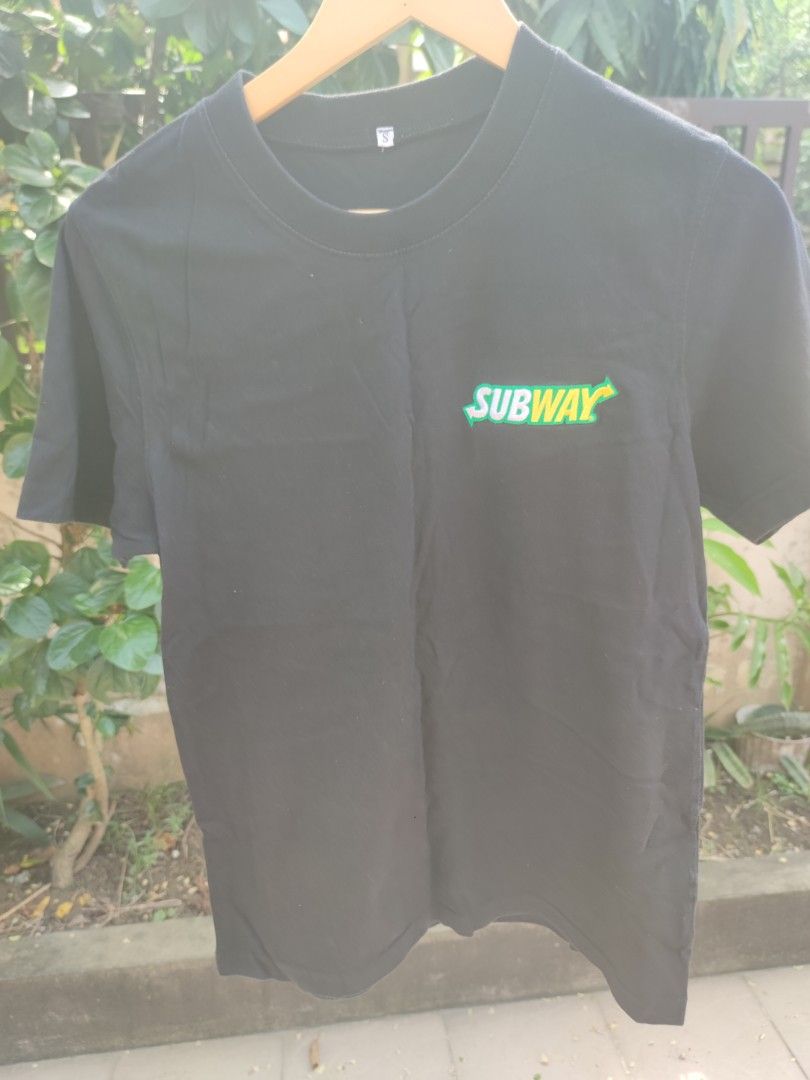 Subway Shirt (Category: Tshirts & Polo Shirts ) located in Pasig City. Submitted by ftwind (Listing ID 1464170335, Image 1). Description: - Embroidered Subway logo - color rate 9.5/10 black.
