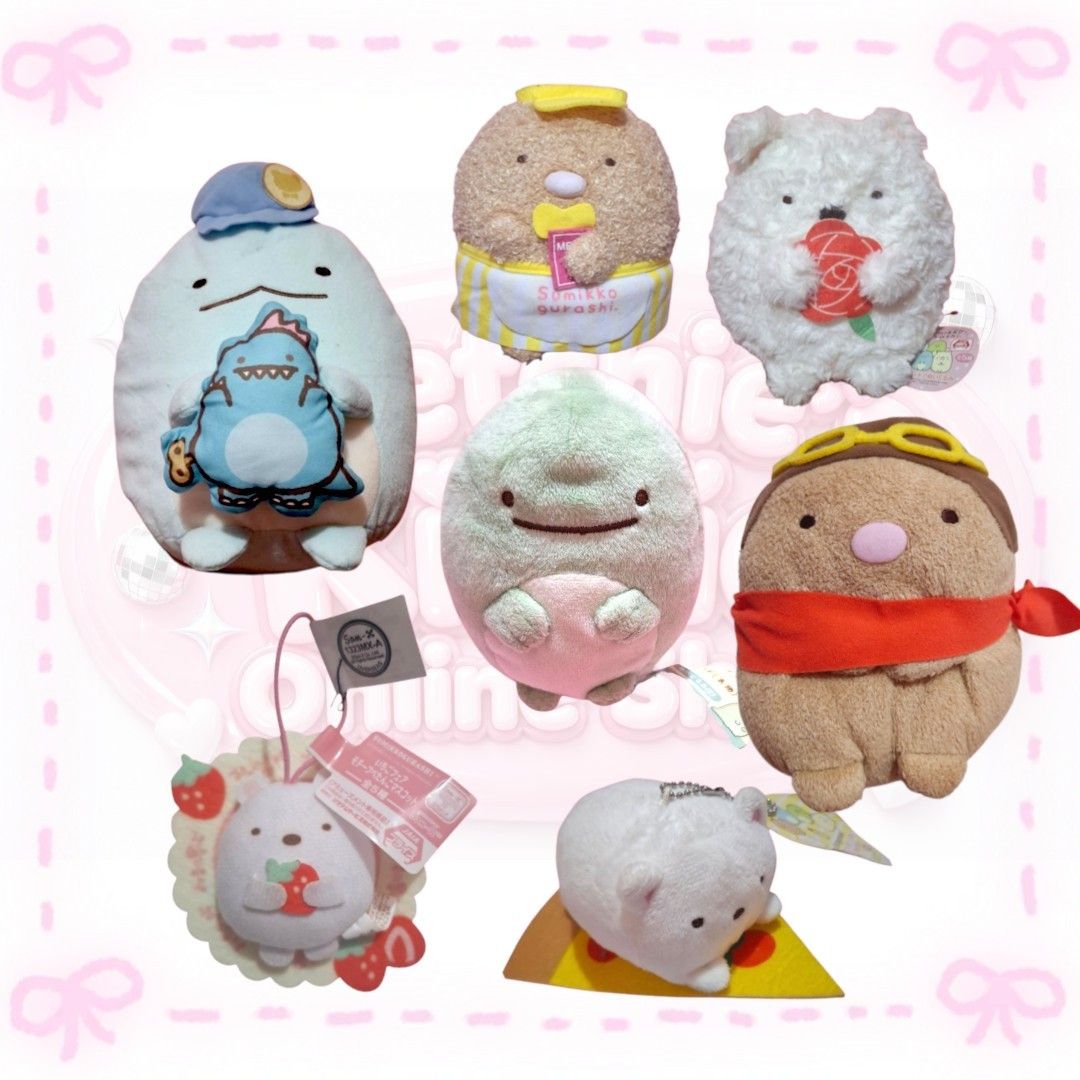 Sumikko Gurashi Plush Toys (Category: Plushies & Soft Toys) located in Sorsogon. Submitted by mitchelle0425 (Listing ID 1464209382, Image 1). Description: Take ALL.