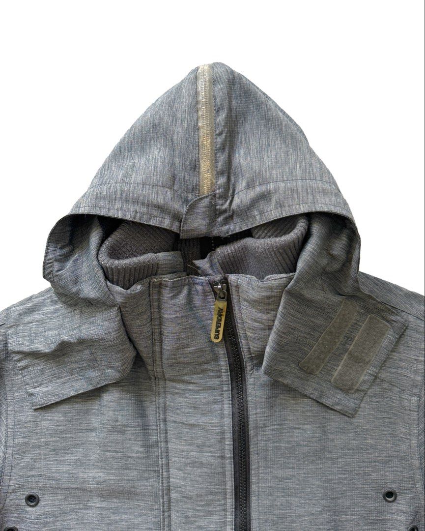 SuperDry Sport Hooded Jacket (Category: Coats, Jackets and Outerwear) located in Manila. Submitted by morf_sply (Listing ID 1464302311, Image 2). Description: Relaxed fit hoodie jacket, lightly thermal fabric. Long sleeves with , zipped welt pockets at the hip, elasticated trims, and hems. A zip-up front. Issue last pic. S on tag. Shoulder Width 17 in Pit to Pit 20.5 in Length 26 in (Front) 29 in (Back) Sleeves 27 in.