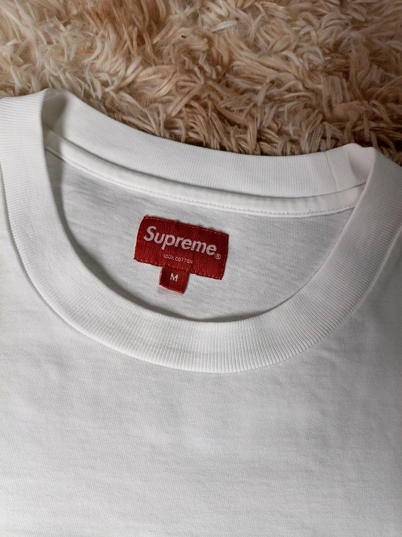 Supreme T-shirt White Size M "Nothing else like it" (Category: Tshirts & Polo Shirts ) located in Manila. Submitted by mamijessa (Listing ID 1464249812, Image 3). Description: - Authentic Supreme T-shirt 100% - Size: Medium (M) - Unique graphic: "Nothing else like it in the world" with colorful embroidered text - Material: 100% Cotton - Ideal for everyday casual wear - Good as new - 10/10 Condition.