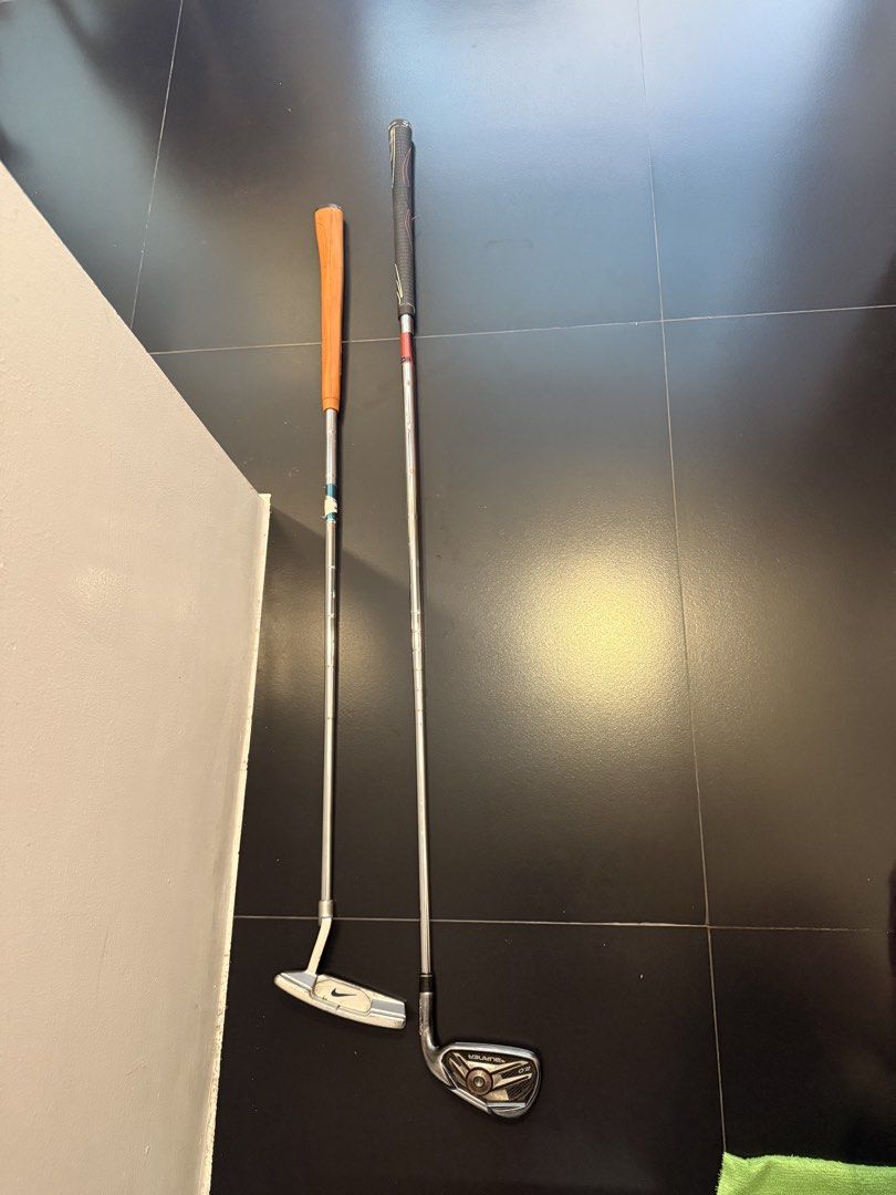 TaylorMade Burner 2.0 Iron 4 & NikePutter (Category: Golf) located in Makati City. Submitted by akiungson (Listing ID 1464160665, Image 1). Description: - Used TaylorMade Burner 2.0 iron (4-iron) - Used Nike putter - Sold as a set.