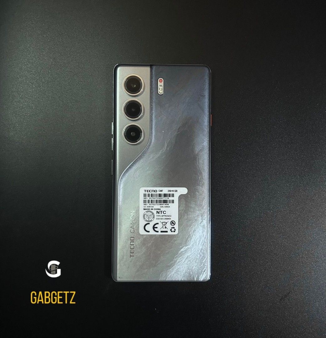 TECHNO CAMON 40 PRO 5G (Category: Android Others) located in Navotas City. Submitted by gabgetz (Listing ID 1464162868, Image 1). Description: FOR SALE Techo Camon 40 Pro 5G (256GB) Details: 100% Good condition No history of repair (mas may tama ka pa) 😂 Price: 9500 Slightly Negotiable Package: Unit Cable Adapter Box Manual Tempered Glass Installed Case Unli friendship Buy and Sell #Gabgetz .