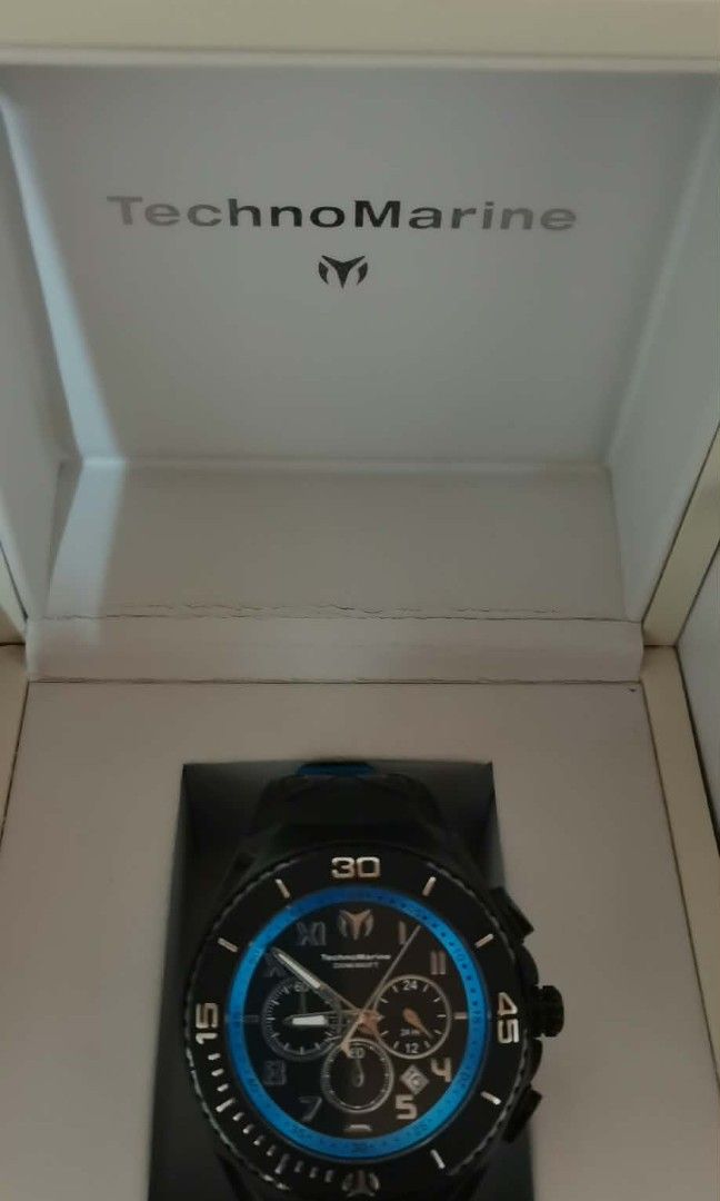 Techno Marine Manta Ocean Watch (Category: Men's Watches) located in Las Pinas. Submitted by christian.cabarles (Listing ID 1464178950, Image 3). Description: Forsale AUTHENTIC Techno Marine Manta Ocean Mens Chronograph Watch Model: TM-215071 Selling Price-P13,000 Preferred: Meet ups..