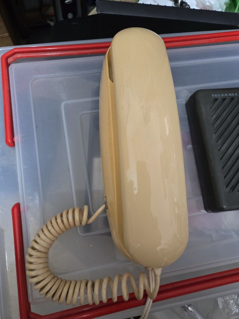 Telecall Intercom System (Category: Other Audio Equipment) located in Singapore. Submitted by autogate (Listing ID 1464184064, Image 3). Description: - Telecall Intercom System - Includes handset and main outdoor unit ( Made in Japan ) - Color: Cream and dark grey - Visible condition: Good, functional - Retro design - Used but in good working condition. No regret buying..