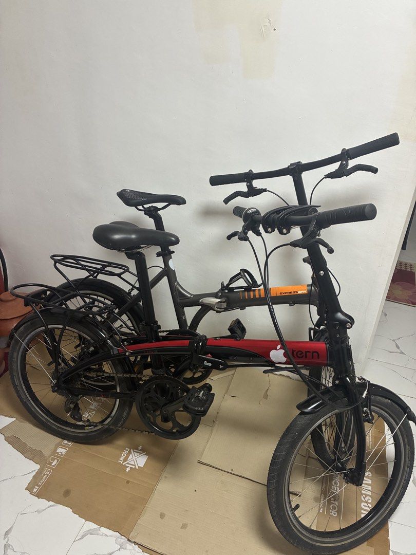 Tern Link D8 Folding Bicycle (Category: Bicycles) located in Pasay City. Submitted by scarlet2k19 (Listing ID 1464302424, Image 3). Description: - Tern Link D8 folding bike - Red and black frame - Ideal for commuting - Easy to store - Ready for its next owner Rfs..hindi na ginagamit nakatambak lang.